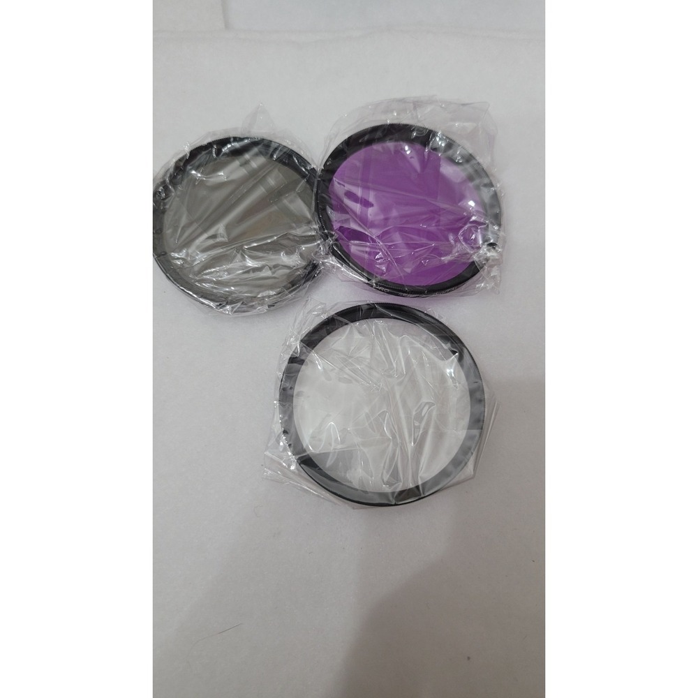 UV+CPL+FLD Lens Filter Set 55mm For Cannon For Sony Lens Digital SLRs New - Picture 2 of 8